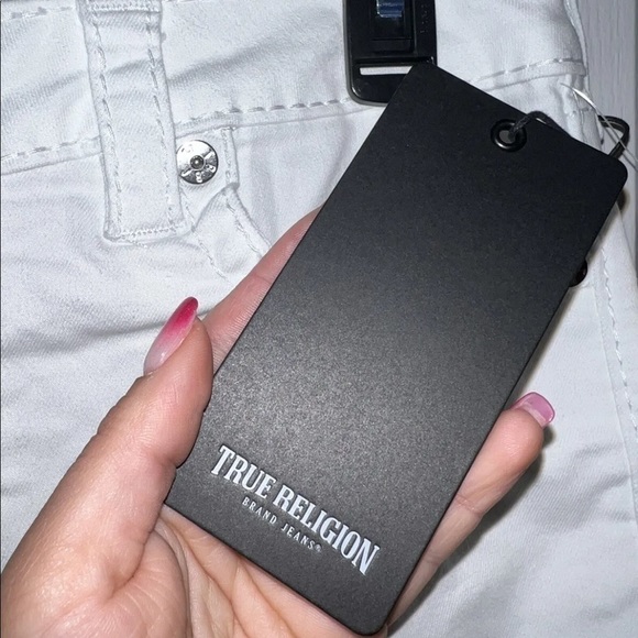 DESIGNER Jean Shorts True Religion Size 28 available NWT - Picture 8 of 8